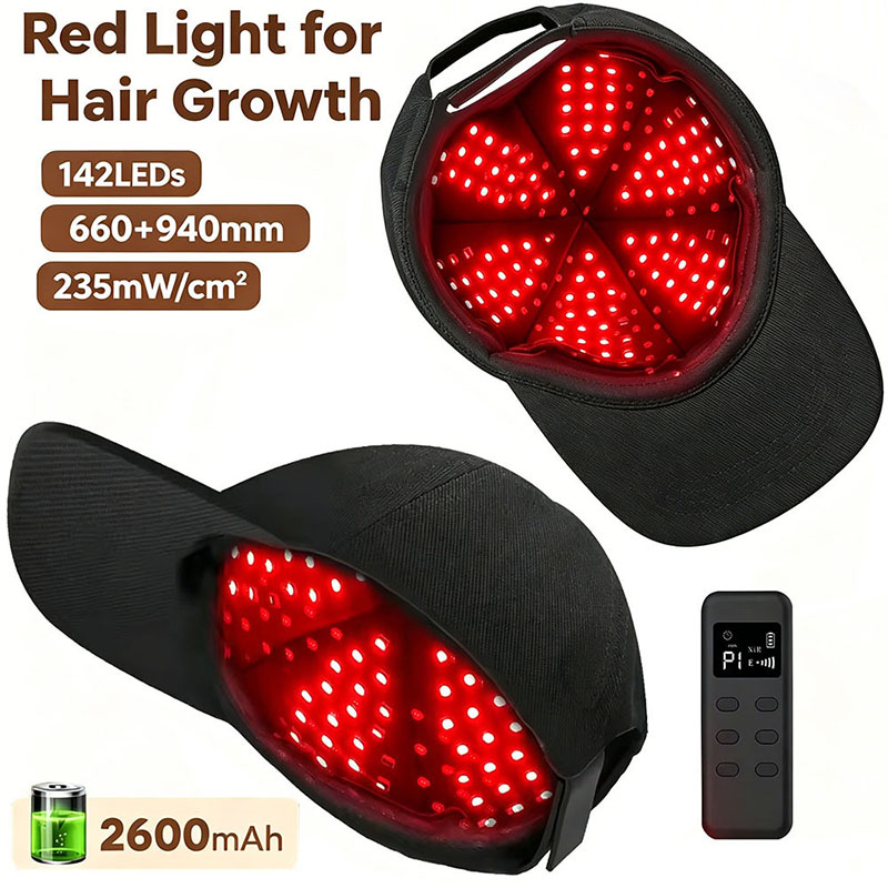 Hair Care With Protein - Topi Terapi Cahaya Merah LED untuk
