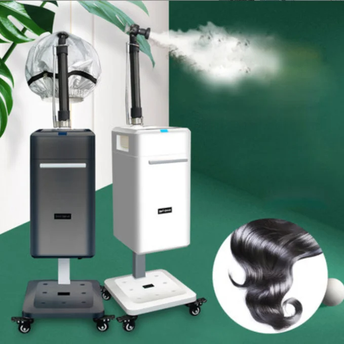 Hair Care In Salon - Mesin Steam Perm Profesional dengan Cap