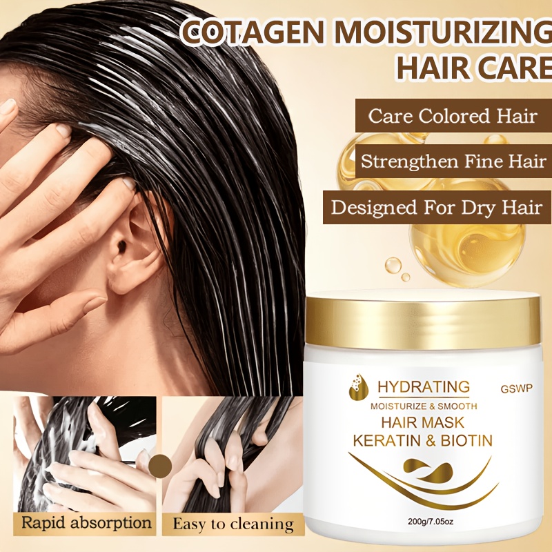 Masker Rambut Pelembap Keratin - Hair Care Hair Mask ulasan dan harga