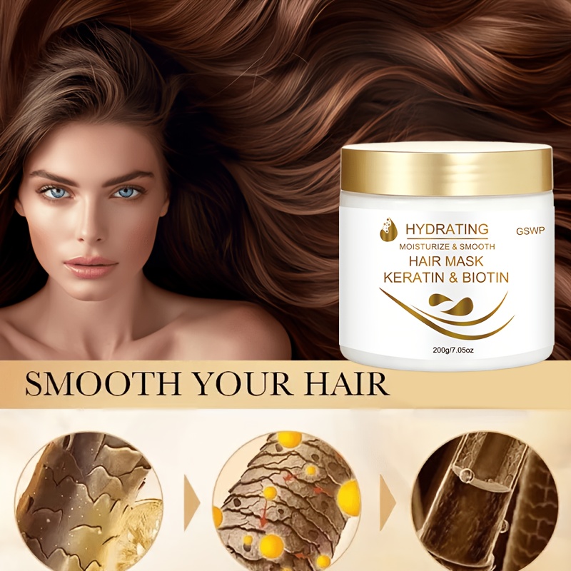 Masker Rambut Pelembap Keratin - Hair Care Hair Mask ulasan dan harga