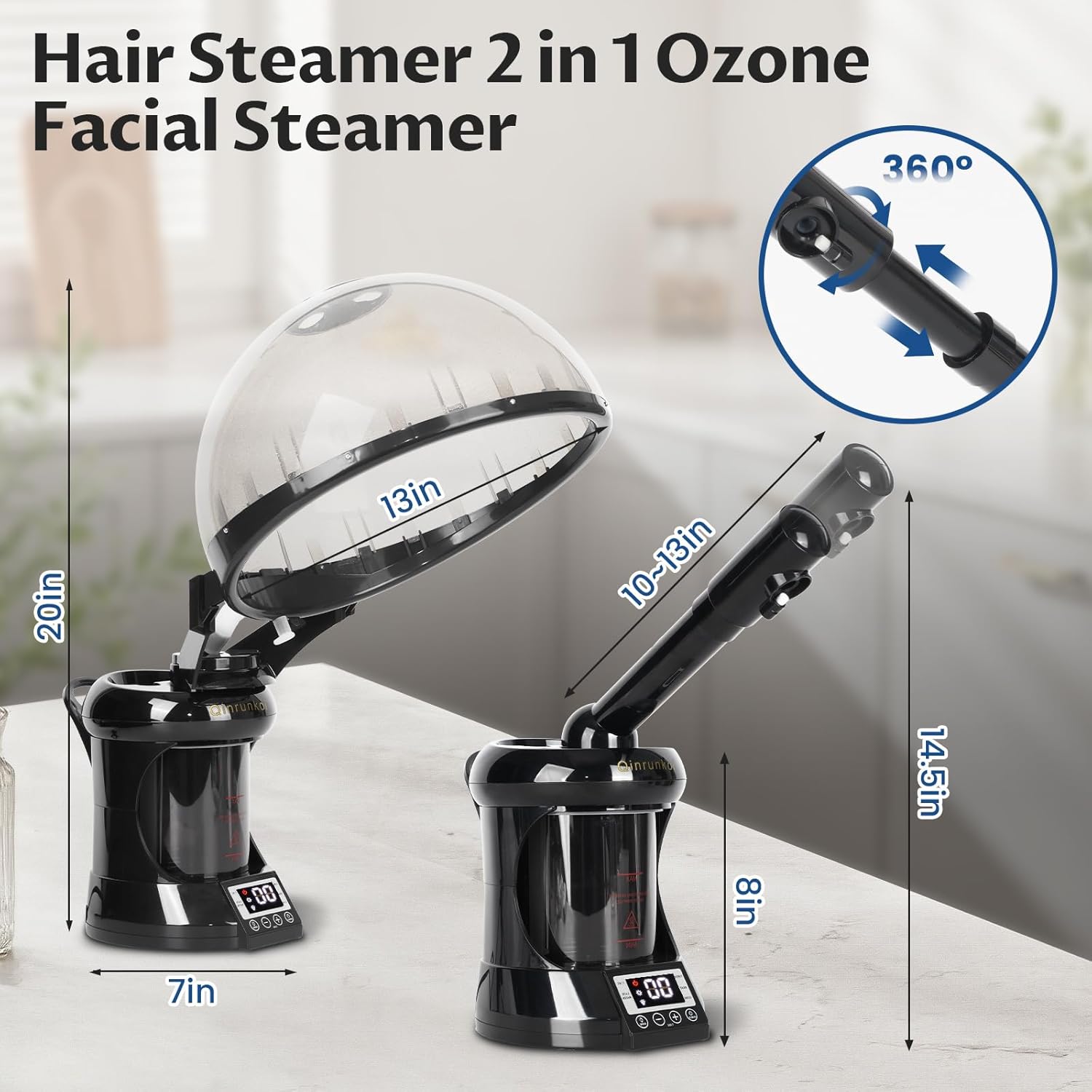 2-In-1 Ozone Hair Hood Steamer - Hair Care In Salon ulasan dan harga