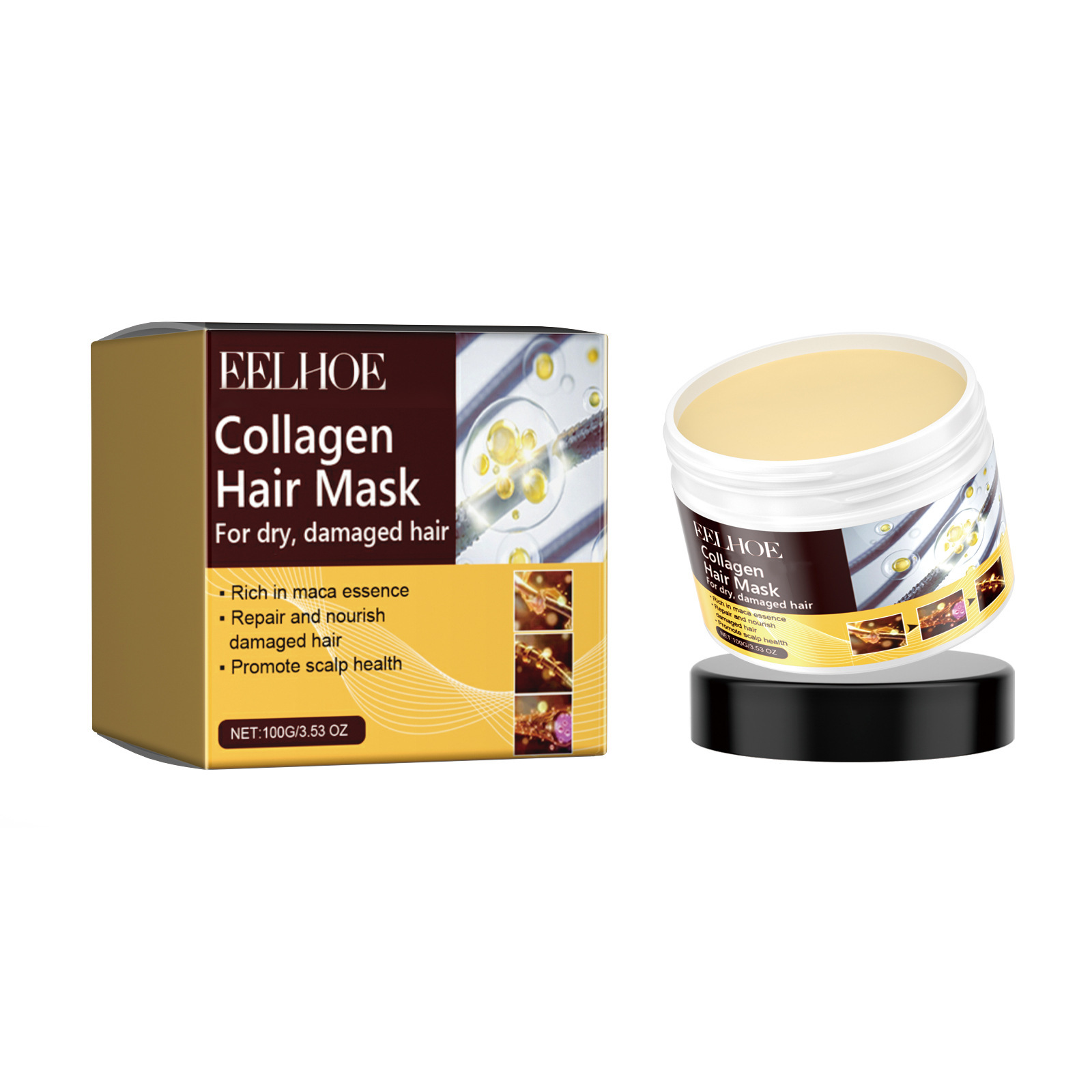 EELHOE Masker Rambut Kolagen P - Hair Care With Protein ulasan dan harga