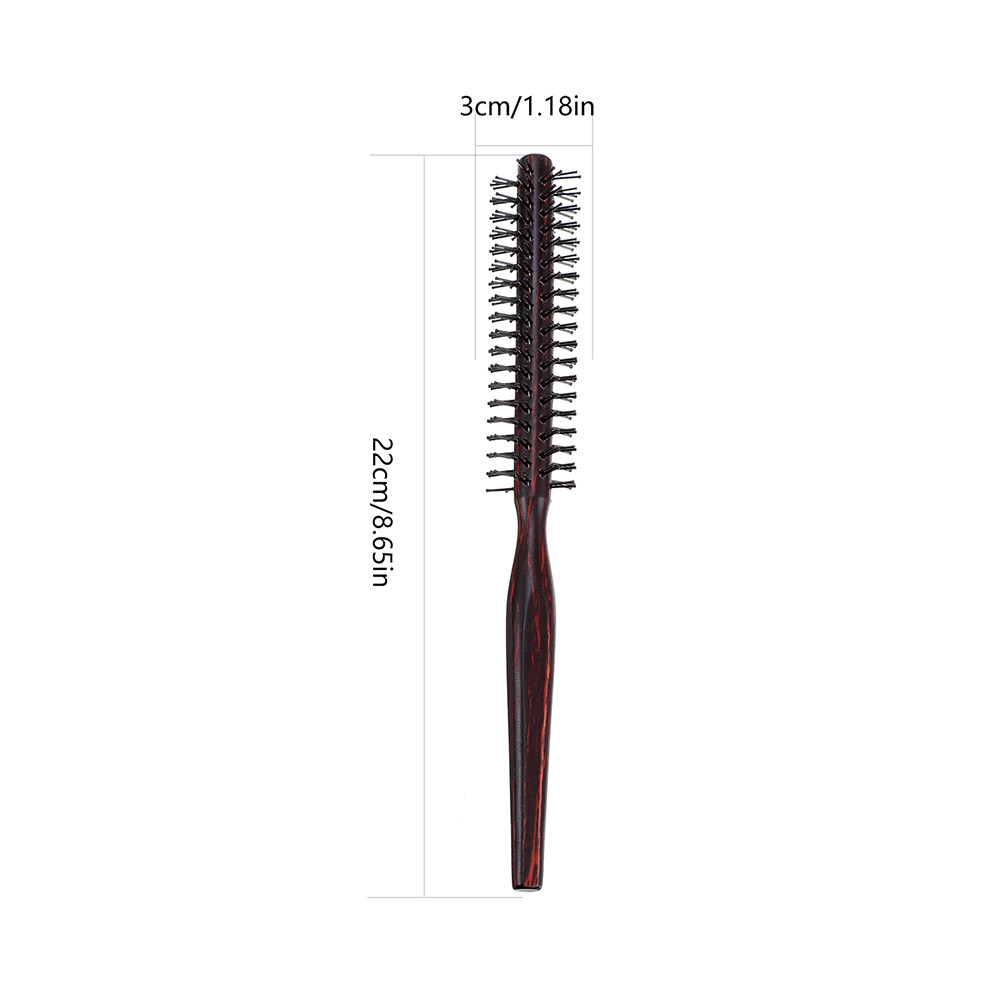2 Buah Sisir Rambut Bulat Kayu - Hair Care In Salon ulasan dan harga