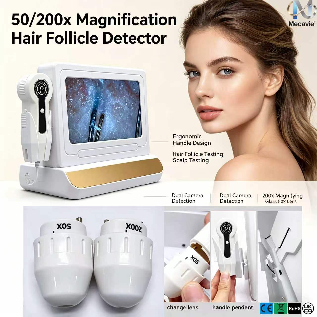 Detektor Folikel Rambut Mecavi - Hair Care In Salon ulasan dan harga