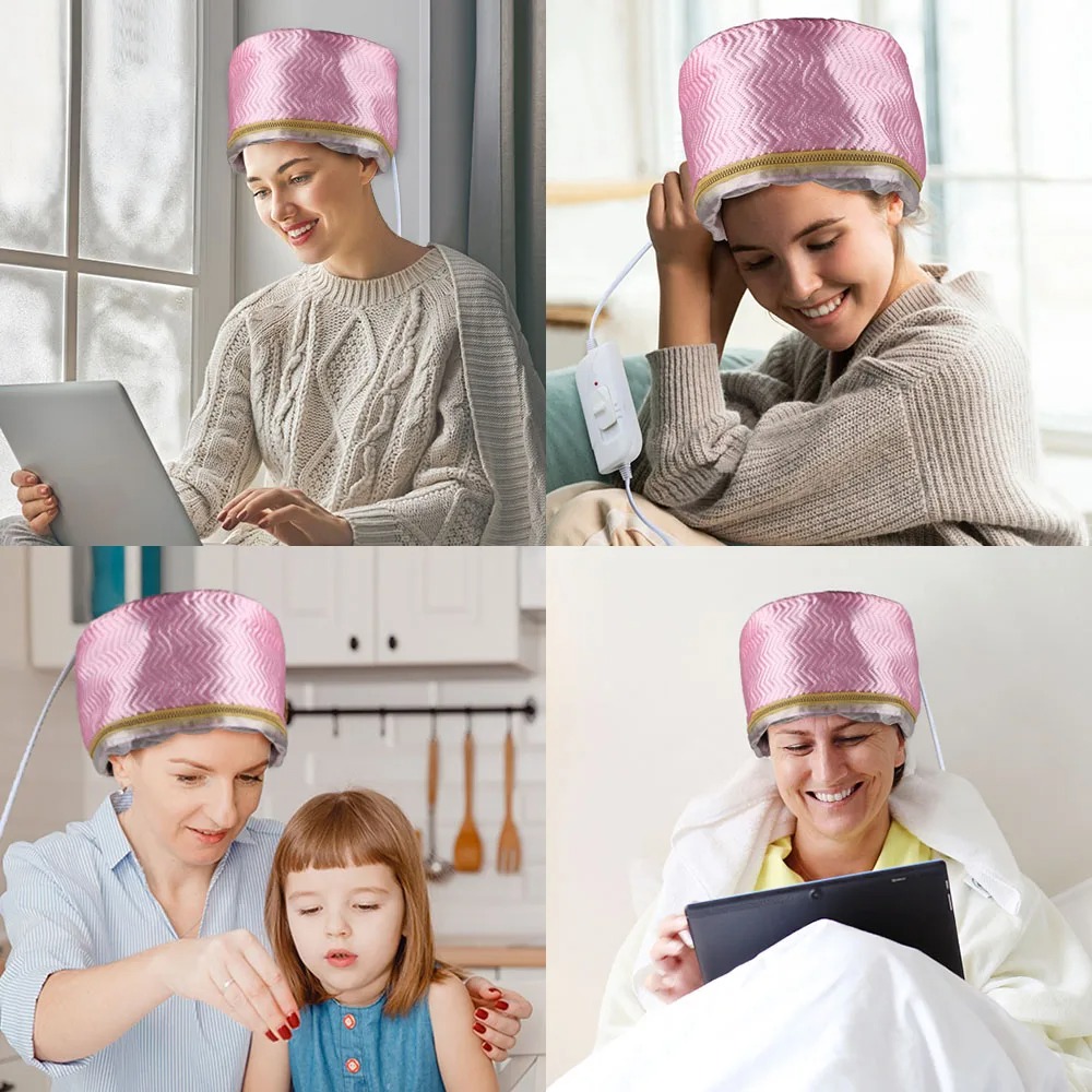 Topi Pengering Rambut Elektrik - Hair Care In Salon ulasan dan harga