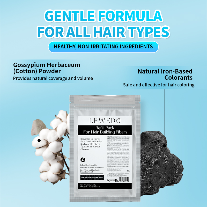 Bubuk Serat Rambut 100G Kanton - Hair Care With Protein ulasan dan harga