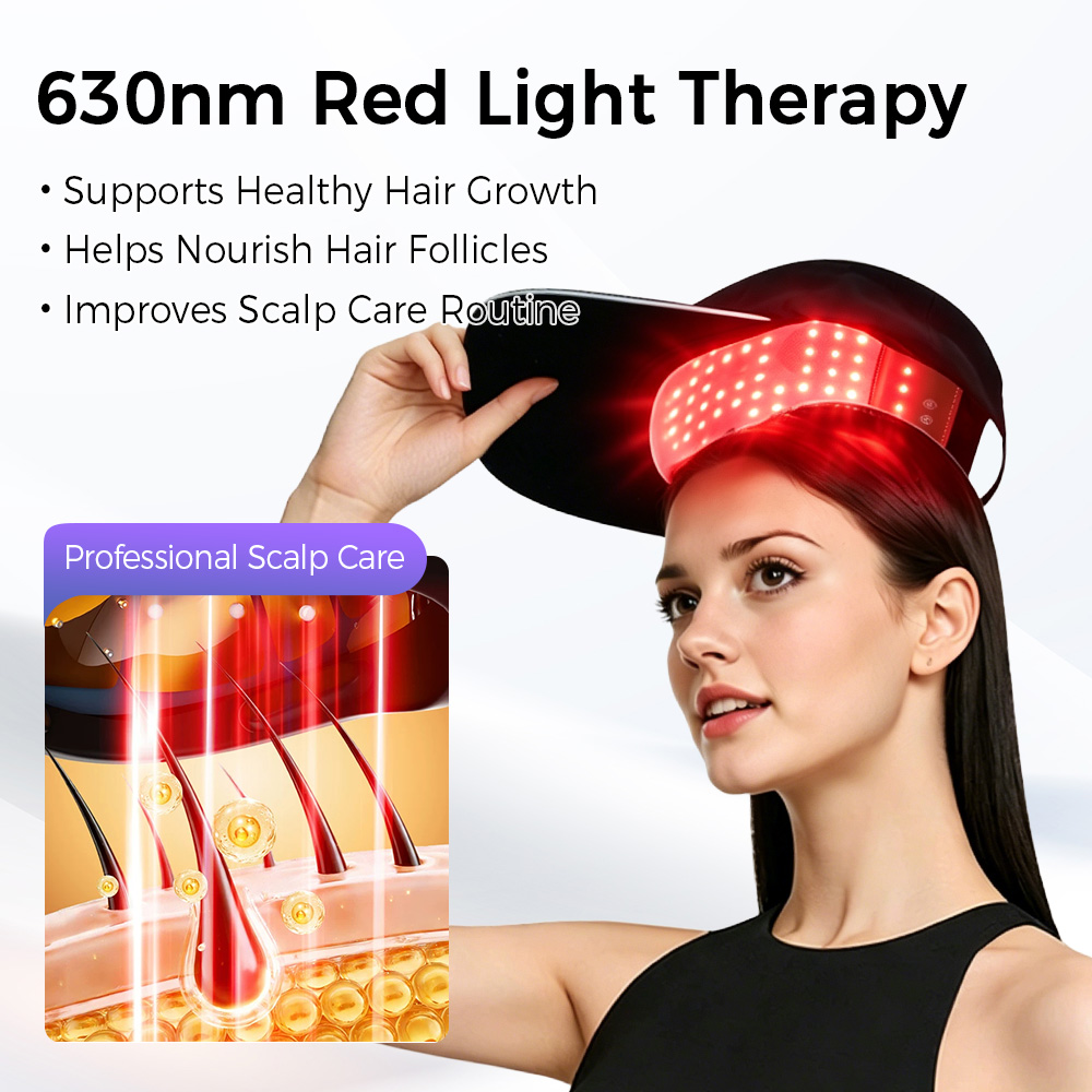 Topi Terapi Cahaya Merah Biru  - Hair Care With Protein ulasan dan harga